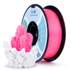 ZIRO Translucent PLA 1,75 mm Pink 3D filament