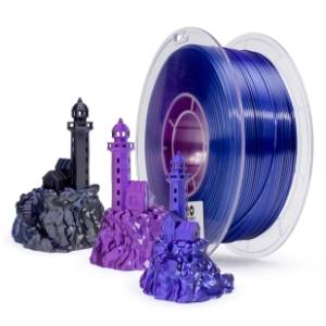ZIRO Tri-Color Silk PLA 1,75 mm Indigo Satin 3D filament