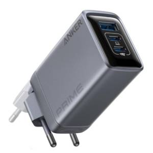 ANKER adapter Prime 100W GaN 3-porta srebrni