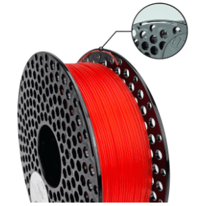 AzureFilm PLA 1,75 mm Red Transparent 3D filament