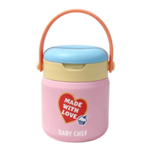 BABY CHEF termos za hranu roze 350ml