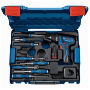 BOSCH 11-delni set ručnih alata i GSR 12V-15
