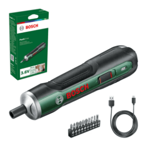 BOSCH PushDrive 06039C6000 aku odvrtač 10-delni set bitova