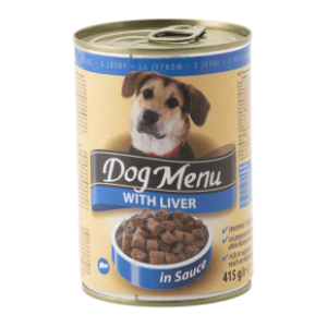 DOG MENU hrana za pse jetra 415g