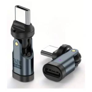 FAST ASIA adapter USB-C (m) na USB-C (ž) sa 540 stepeni rotacije 240W
