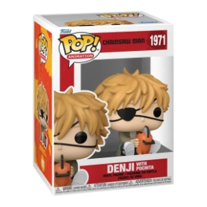 Figura Denji With Pochita Chainsaw Man FUNKO