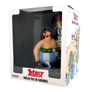 Figura Obelix Stack Of Helmets And Dogmatix PLASTOY