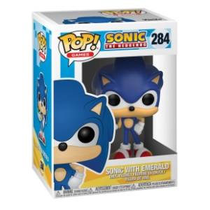 Figura Sonic with emerald Sonic The Hedgehog FUNKO
