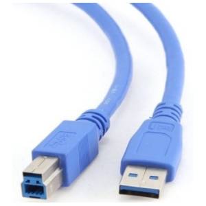 GEMBIRD konverter kabl USB-A 3.0 na USB-B 3.0 (m/m) CCP-USB3-AMBM-10 3m plavi