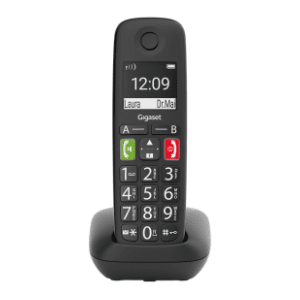GIGASET E290 crni bežični fiksni telefon