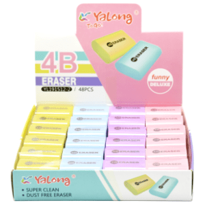 Gumica YALONG 4B pastel 1kom