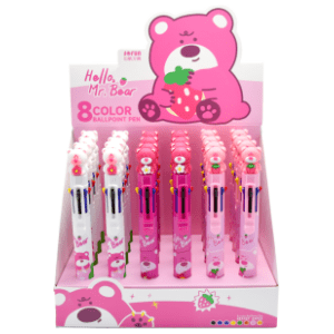 Hemijska olovka OPTIMUM Bear 8 boja 1kom