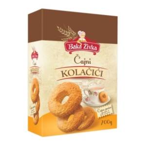 Keks BABA ŽIVKA čajni kolutići 700g