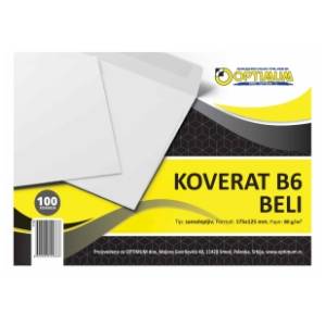 Koverta B6 OPTIMUM 100kom