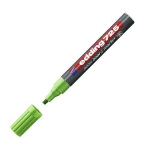 Marker EDDING za belu tablu 725 neon 2-5mm zeleni 1kom