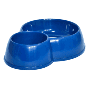MODERNA Double eco bowl cat dupla posuda za hranu i vodu plava
