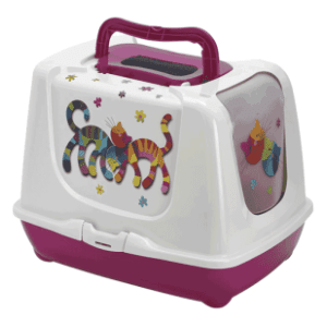 MODERNA Trendy cat friends forever toalet sa filterom roze