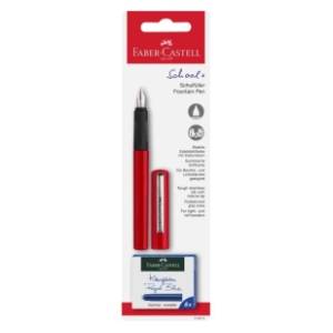 Naliv pero FABER CASTELL crveno 1kom + patrone