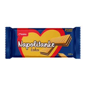 Napolitanka MEDELA Čoko posne 400g