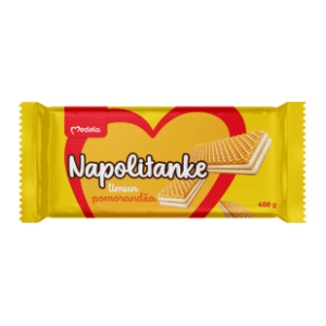 Napolitanke MEDELA limun pomorandža 400g