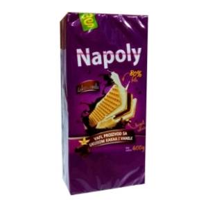 Napolitanke SO TASTY Napoly kakao i vanila neprelivene 400g