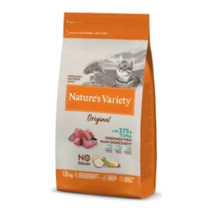 NATURES VARIETY Original sterilised gain free tuna 1,25kg