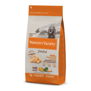 NATURES VARIETY Selected maxi medium hrana za pse piletina 2kg
