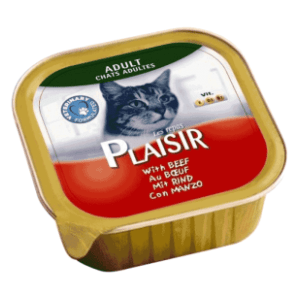 PLAISIR Adult pašteta za mačke govedina 100g