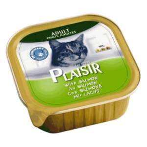 PLAISIR Adult pašteta za mačke losos 100g