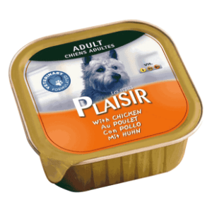 PLAISIR Adult pašteta za pse piletina 150g