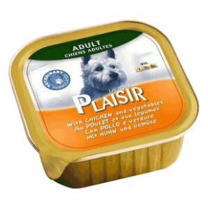 PLAISIR Adult pašteta za pse piletina i povrće 300g