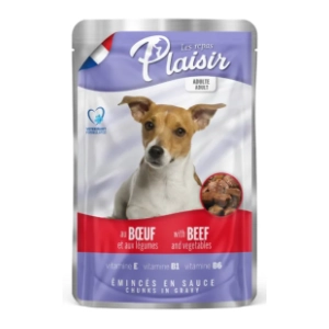 PLAISIR Adult sos za pse govedina i povrće 100g