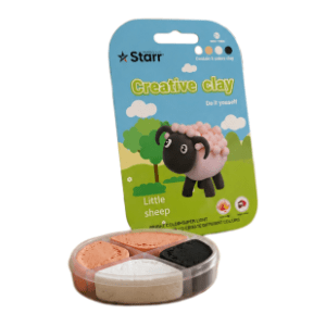 Plastelin STARR Clay set ovca 4 boje 63g
