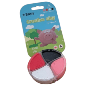 Plastelin STARR Clay set prase 4 boje 63g