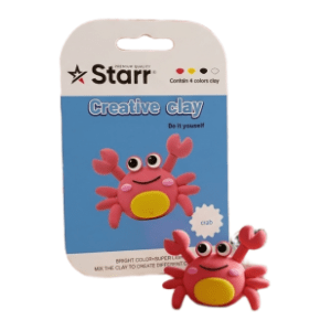 Plastelin STARR Clay set rak 4 boje 63g