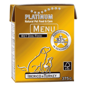 PLATINUM Dog menu hrana za pse mangulica i ćuretina 375g
