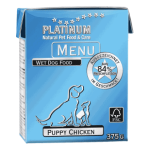 PLATINUM Menu puppy hrana za štence piletina 375g