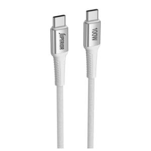 SUPERIOR kabl USB-C SU-K152 (Fast 100W 5A) 1m beli
