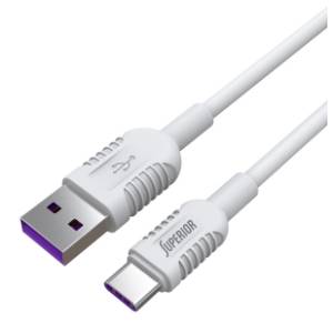 SUPERIOR konverter kabl USB-A na USB-C CO-BX33 (Fast 50W 5A) 1m beli
