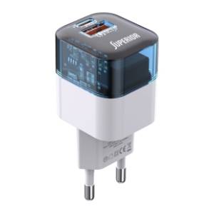 SUPERIOR punjač SU-P105 30W Super Fast USB A QC3.0+Type C beli