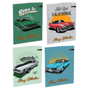 Sveska A5 karo SPIRIT Old Cars 52lista 1kom