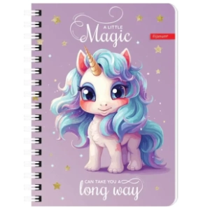 Sveska A6 dikto ILIJANUM spirala Unicorn 1kom