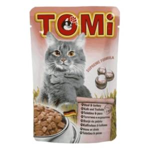 TOMI Adult hrana za mačke živina i zečetina 100g