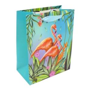 Ukrasna kesa M OPTIMUM Flamingo glitter 1kom