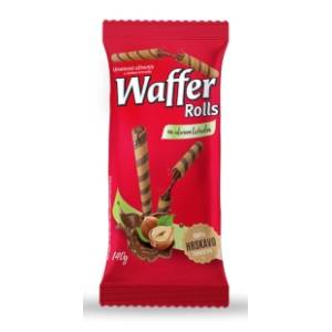 Vafl roleri MORAVKA lešnik 140g