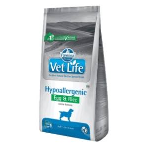 VET LIFE Hypoallergenic hrana za pse egg & rice 12kg