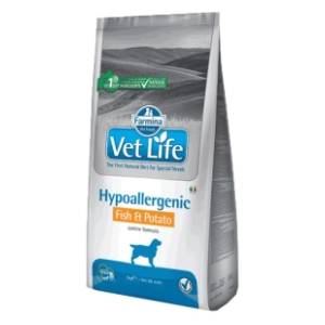 VET LIFE Hypoallergenic hrana za pse fish & potato 12kg