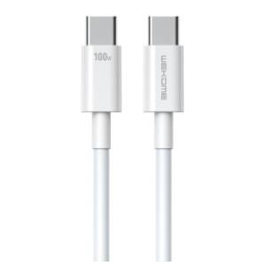 WEKOME kabl USB-C WDC-182 (za Superbrzo punjenje) 100W 1m beli