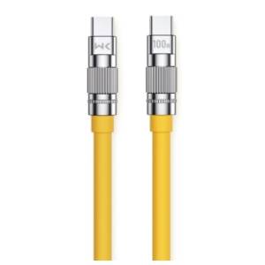 WEKOME kabl USB-C WDC-188 (za Superbrzo punjenje) 100W 1m žuti