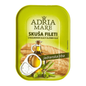 ADRIA MARE fileti skuše u maslinovom ulju 110g